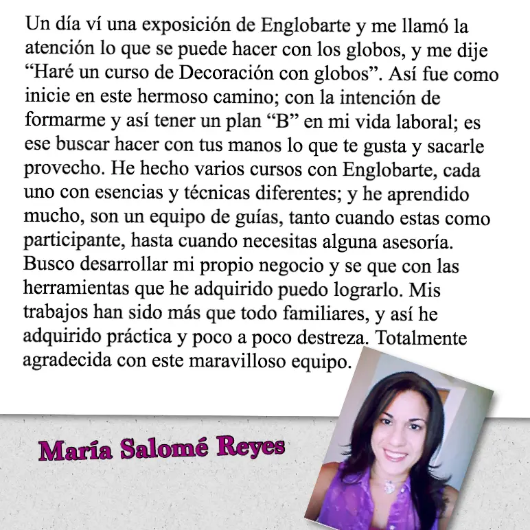 Testimonial Maria Salomé